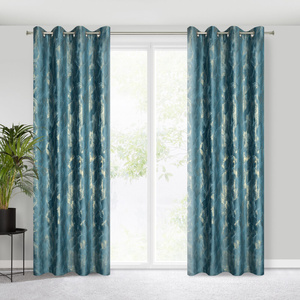 Curtain 140 x 250 Decorative Velvet Melody C.Turquoise
