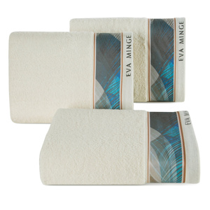 Eva Minge Bath Towel Eva3 50 x 90 Cream