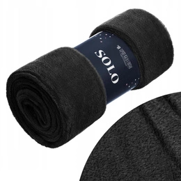 130 x 170 Microfiber Solo Blanket Black