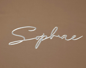 Bedding set 220 x 200 3 pcs with Areta 08 embroidery