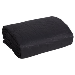 170 x 210 Quilted Decorative Bedspread Boni6 Black