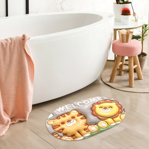 Magic 23 3D Non-Slip Absorbent Bathroom Mat