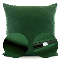 Cotton pillowcase 50 x 50 Uniform Ola Bottle Green
