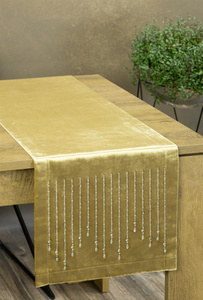 Runner 35 x 180 Velvet Decorative Royal3 Gold