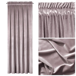 Pierre Cardini Tape Curtain 140 x 300 Powdery