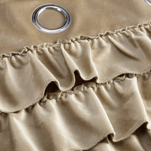 Curtain 140 x 250 Decorative Eyelets Erin C.Beige