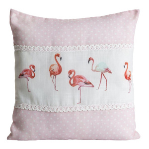 Flamingo pillowcase 40 x 40 B+Pink 40 x 40 Pink