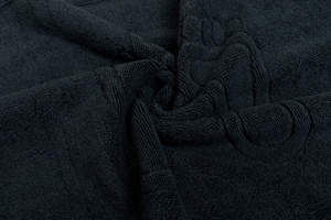 Bathroom Rug Sora 50 x 70 30 650 g/m2 Black