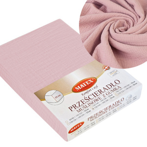 Bed sheet 160 x 200 with elastic Matex MUSLIN 12