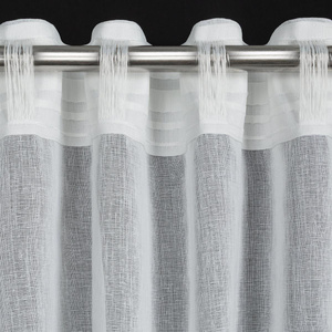 Decorative Curtain Ines 140 x 270 Tape White