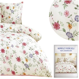 Bedding 140 x 200 2 pcs Cotton Satin no. A1669