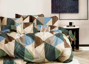 Bedding set 200 x 220 3 pcs Cotton Satin no. A1813