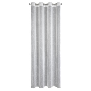 Decorative Curtain Nessi 140 x 250 White Buttons