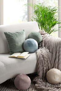 24 cm Decorative Velvet Cushion Gaja4 Szał