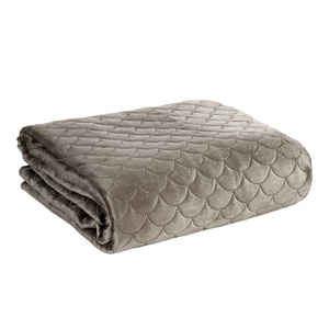 Bedspread 220 x 240 Decorative quilted pattern Ariel Beige1