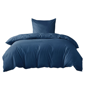 Bedding 140 x 200 2pc Cotton Adamaschek Navy Blue
