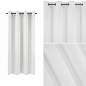 Blackout Logan Curtain 140 x 175 White Splendor