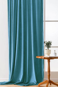 Curtain 140 x 250 Velvet Tunnel Tape Giorgia 06
