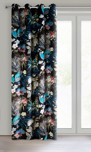 Curtain 140 x 270 Decorative Przel Alani Black+Green