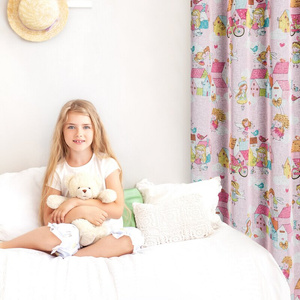 Polly Decorative Curtain 140 x 250 Pink