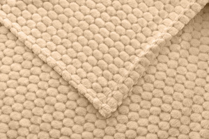 Blanket 160 x 200 Microfiber Embossed Plush Ala 3D Circle 07