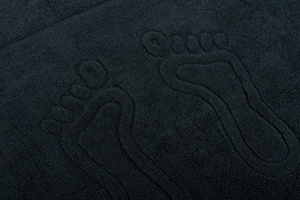 Bathroom Rug Sora 50 x 70 30 650 g/m2 Black