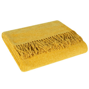 Blanket 130 x 170 Acrylic Acrylic4 Yellow