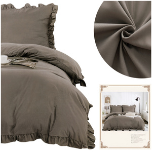 Bedding 160 x 200 4pc Satin bedding with valance Nicola 03