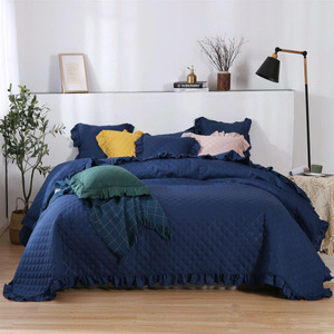 Bedspread 160 x 220 Quilted Double Sided Ruffy Gran