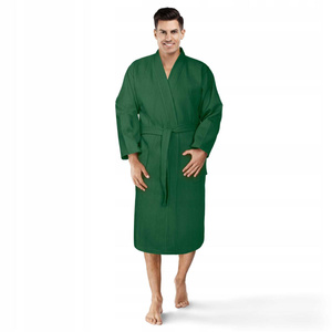 Kimono Gofer Cotton Robe Unisex XS Bottle