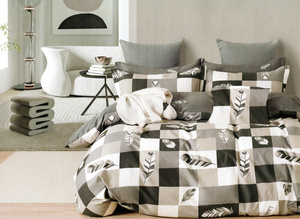 Bedding 160 x 200 3pc Satin Cotton No. A1642