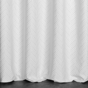 Curtain 140 x 250 Decorative Velvet Isla White