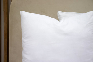 Cotton pillowcase 45 x 45 Uniform Ola White White