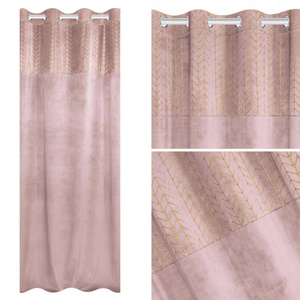 Curtain 140 x 250 Decorative Velvet Nord Powder