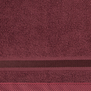 Towel 100x150 Bath Frotte Abbie 07 Burgundy