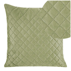 40 x 40 Quilted Velvet Pillowcase Luiz3 J. Green