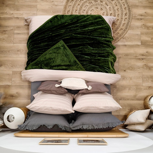 Blanket 160 x 200 Acrylic Solid Warm Yasemin 10