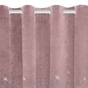 Curtain 140 x 250 Decorative Shiny Powder Velour