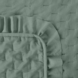 Bedspread 170 x 210 Decorative quilted pattern Libi C. Mint