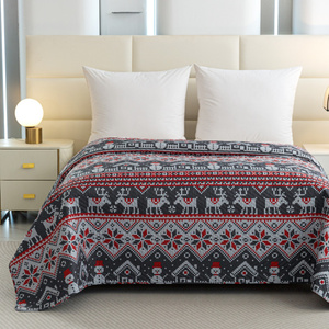 Quilt 170 x 210 Embossed Christmas Levent 03