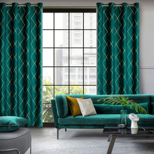 Pierre Cardin Margo C.Turquoise Curtain 140 x 250 Spillover