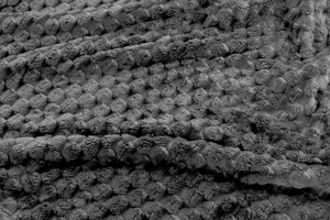 Blanket 200 x 220 Microfiber Embossed Plush Ala 3D Slices 01