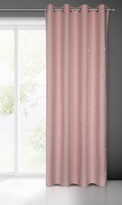 Ready Curtain Wendy 140 x 250 Eyelets Pink