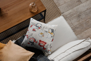 Pillowcase 40 x 40 Christmas Cotton Pillowcase Belluno 250