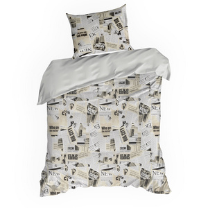 Cotton Bedding Set 140 x 200 2pcs Sonia 39