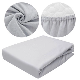 Jersey Bed Sheet with Eraser Tyrs 034J Gray 180x200