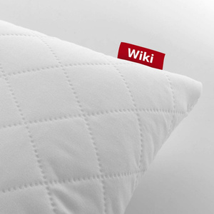 Pillow 40 x 80 Quilted Granulate with Zipper Wiki