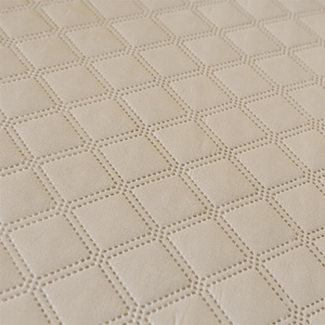 Bedspread 160 x 220 Quilted Double-sided Ruffy Beige