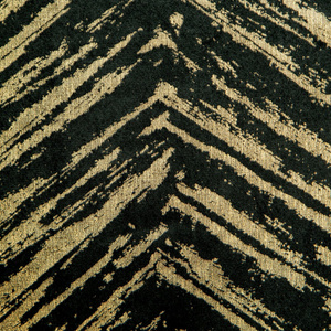 Curtain 140 x 250 Decorative Velvet Sara Black+Gold