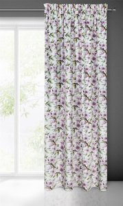 Curtain 140 x 270 Decorative Arleta White+Purple
